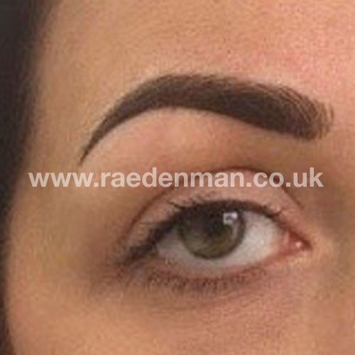 eyebrow medical tattoo after