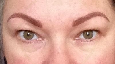 eyebrow medical tattoo after